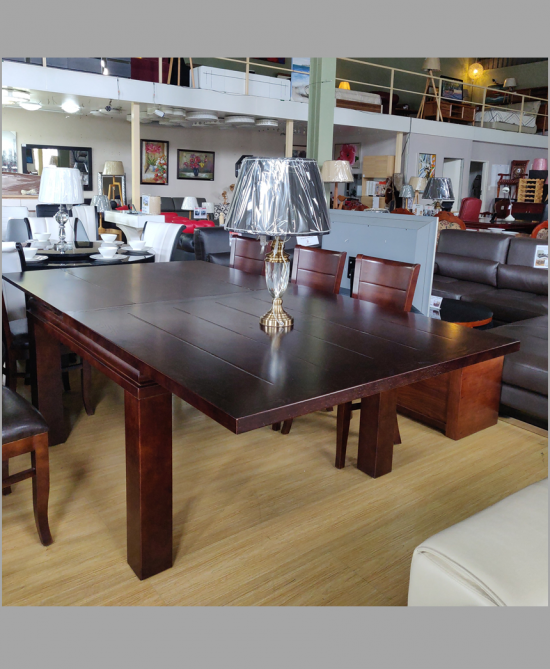 Arble Extendable Table solid wood 8-12 seats, table only
