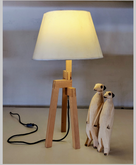 Amara Barlow Tripod Table Lamp Creative Wood