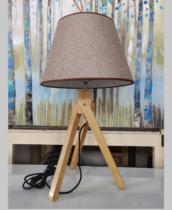 Amara Beau Tripod Table Lamp Creative Wood