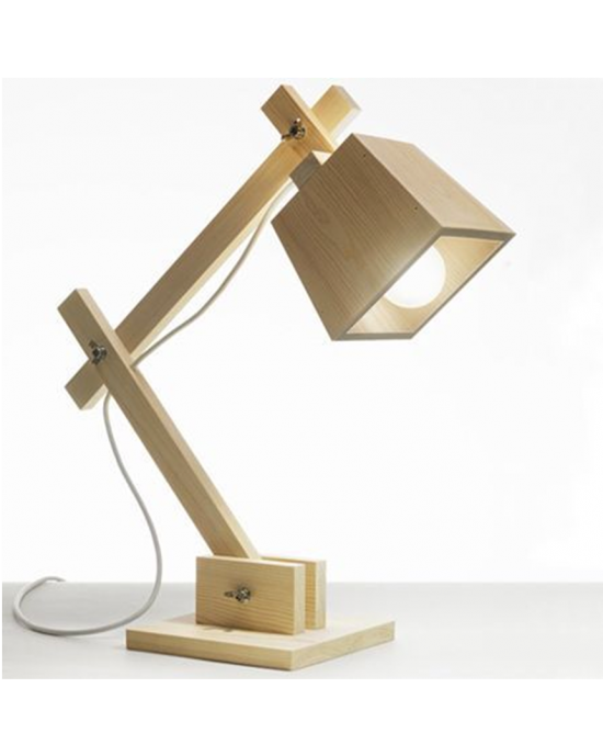 Amara Miah Adjustable Desk Lamp Creative Wood